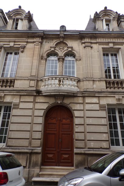 Maison, 6, rue Georges Briand, signée par O. Rodier, entrepreneur à Cognac (9 mars 2017)