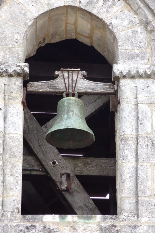 Châteaubernard - La Chapelle des Templiers - La cloche (4 avril 2017)