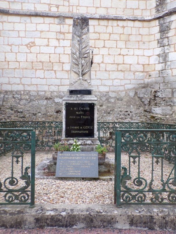 Genté - Le monument aux morts (18 septembre 2016)