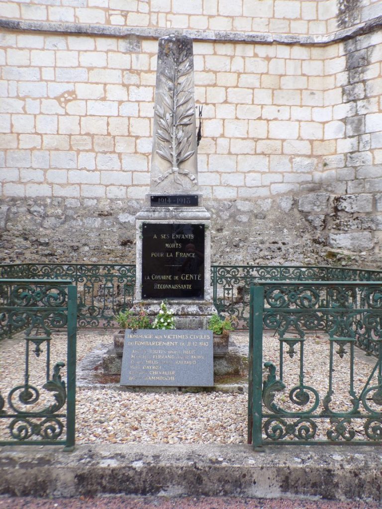 Genté - Le monument aux morts (18 septembre 2016)