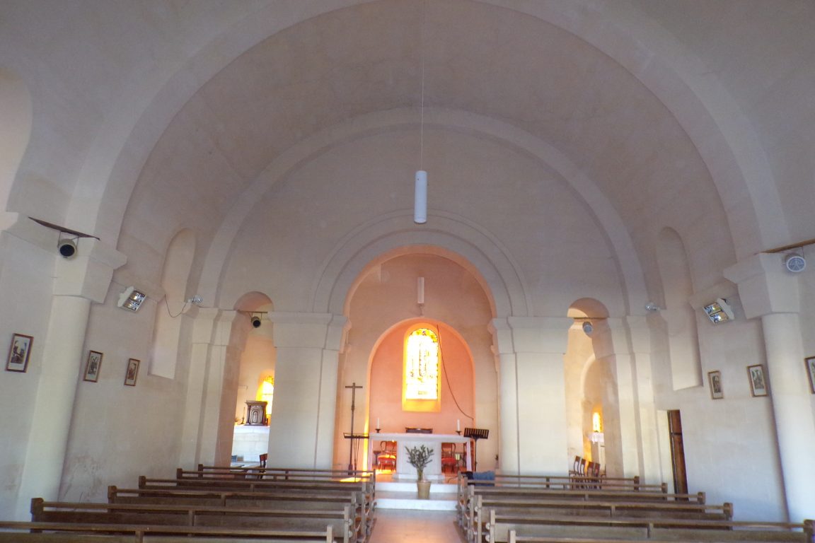 Saint-Sulpice de Cognac - L'église Saint Sulpice - Vue de l'entrée (12 avril 2017)