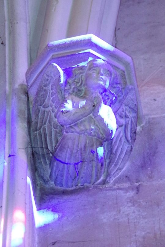 L'église Saint-Jacques - Un modillon (16 mars 2017)