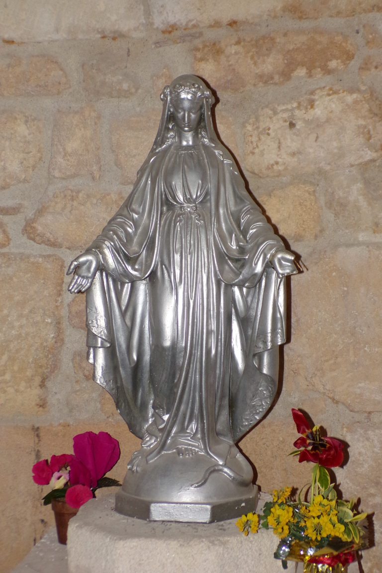 Burie - L'église Saint-Léger - La Vierge miraculeuse (13 avril 2017)