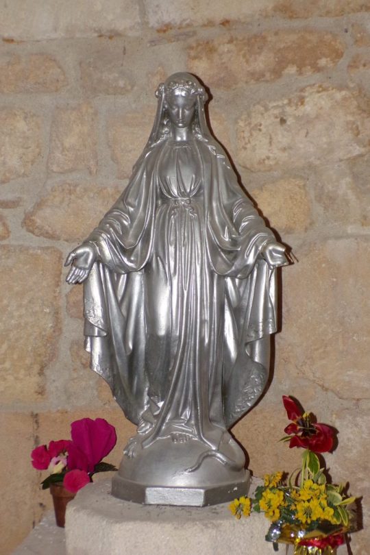 Burie - L'église Saint-Léger - La Vierge miraculeuse (13 avril 2017)