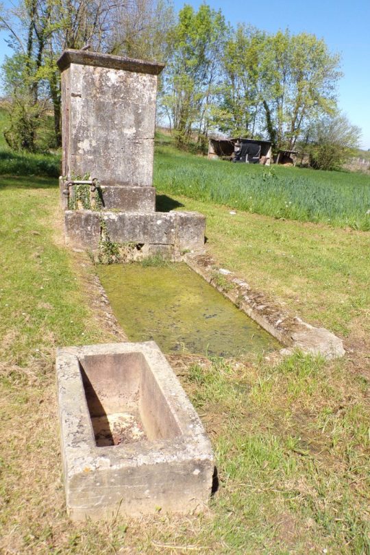 Burie - La fontaine du Puits Châton (12 avril 2017)