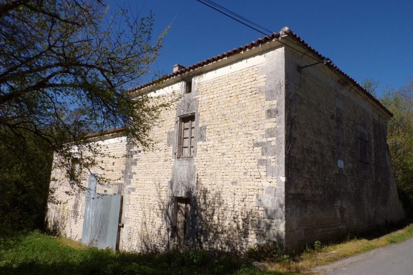 Angeac-Champagne - Le moulin à eau à la Motte (7 avril 2017)