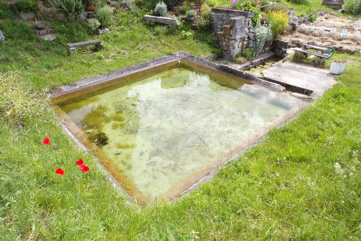 Ambleville - Le lavoir de La Roumade (22 mai 2017)