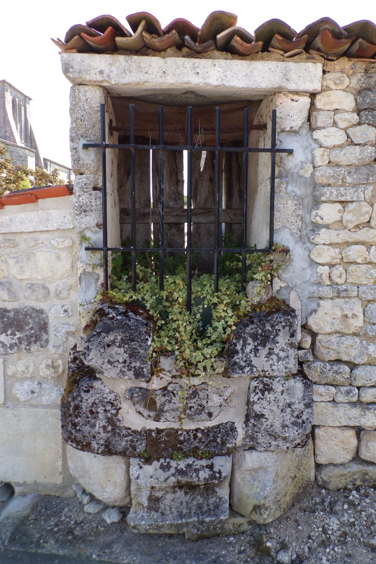 Saint-Preuil - Le puits en face de l'église (15 mai 2017)