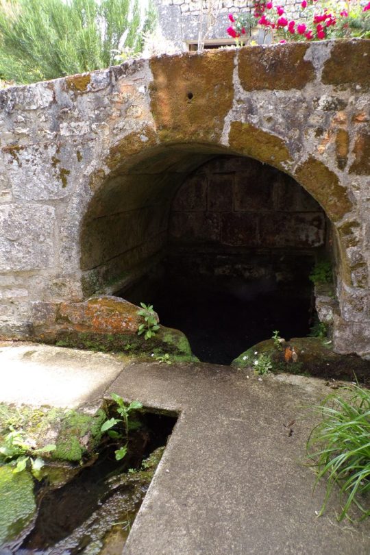 Lignières-Sonneville - La source du lavoir du Jardin Vert (22 mai 2017)
