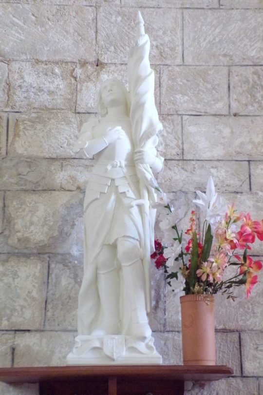 Foussignac - L'église Saint-Cybard-et-Saint-Laurent - Jeanne d'Arc (15 juin 2017)