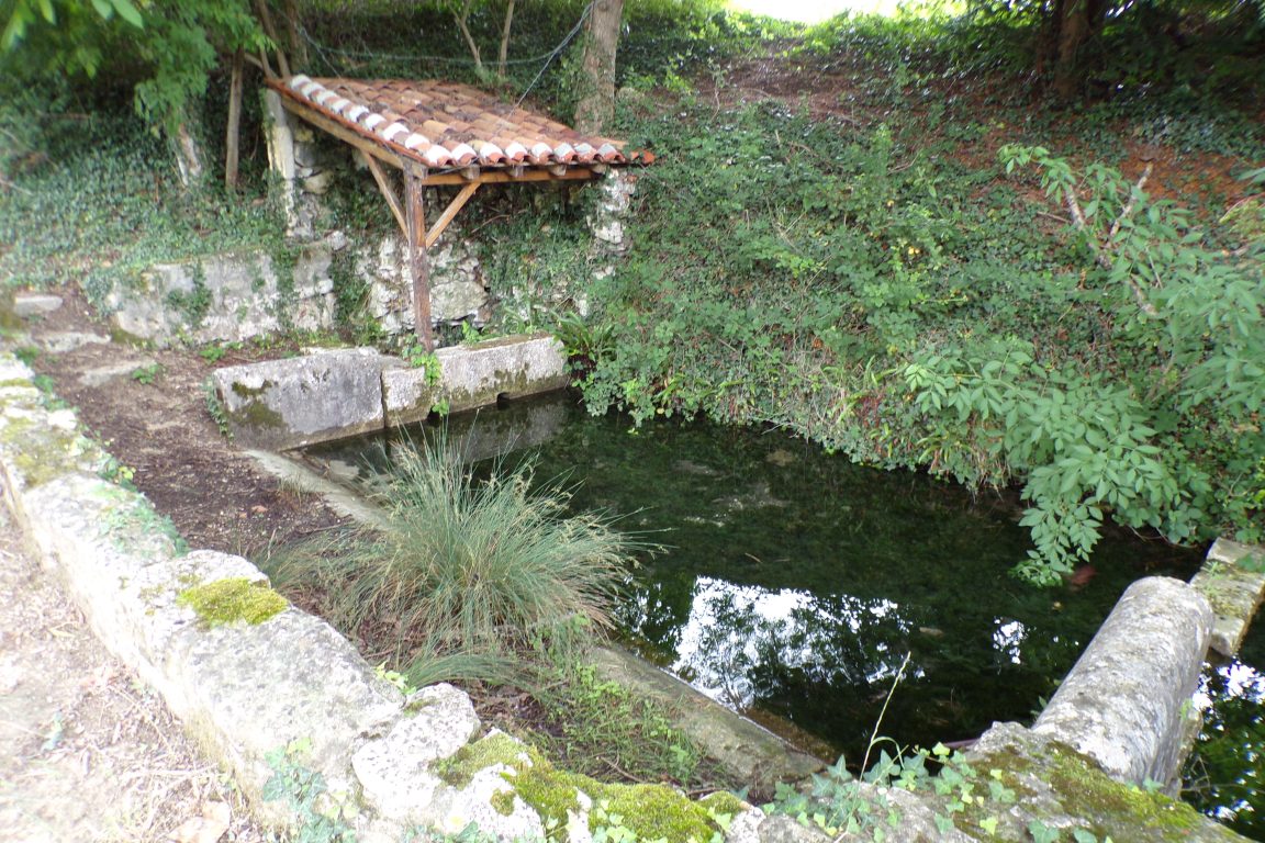 Cherves-Richemont - Le lavoir de Chausset (2 juillet 2017)
