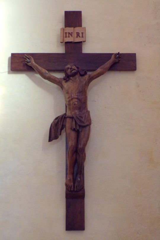 Lignières-Sonneville - L'église Notre-Dame - Le crucifix (1 novembre 2017)