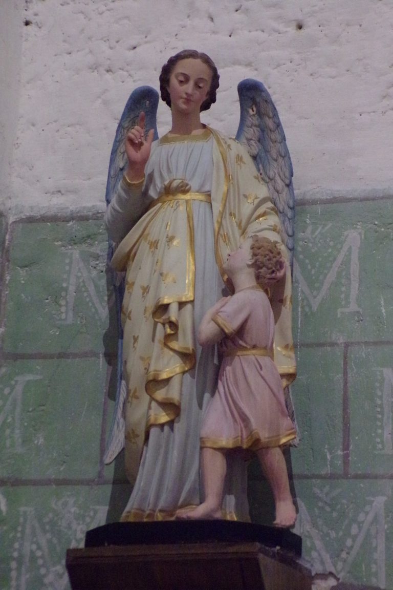 Sonnac - L'église Saint-Etienne - Un ange (2 janvier 2018)