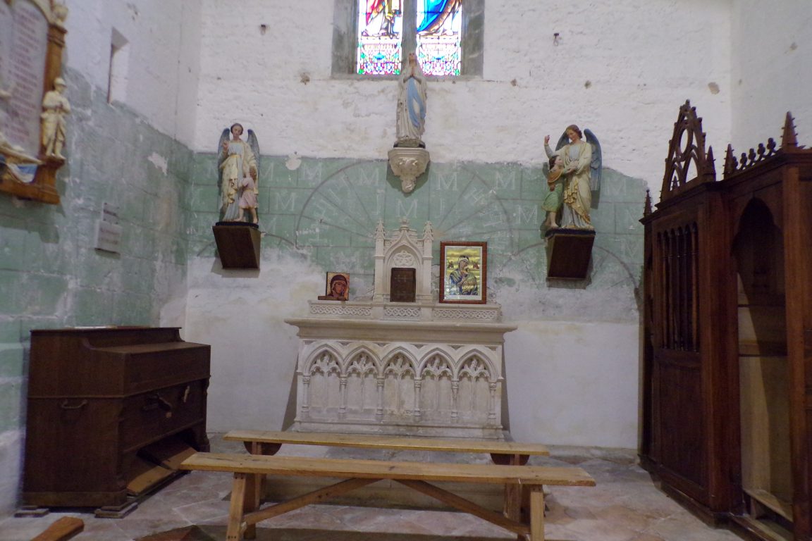 Sonnac - L'église Saint-Etienne - La chapelle Notre Dame' (2 janvier 2018)
