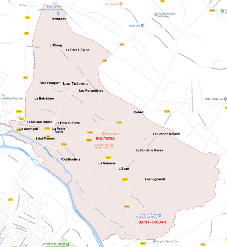 Hameaux de Boutiers-Saint-Trojan