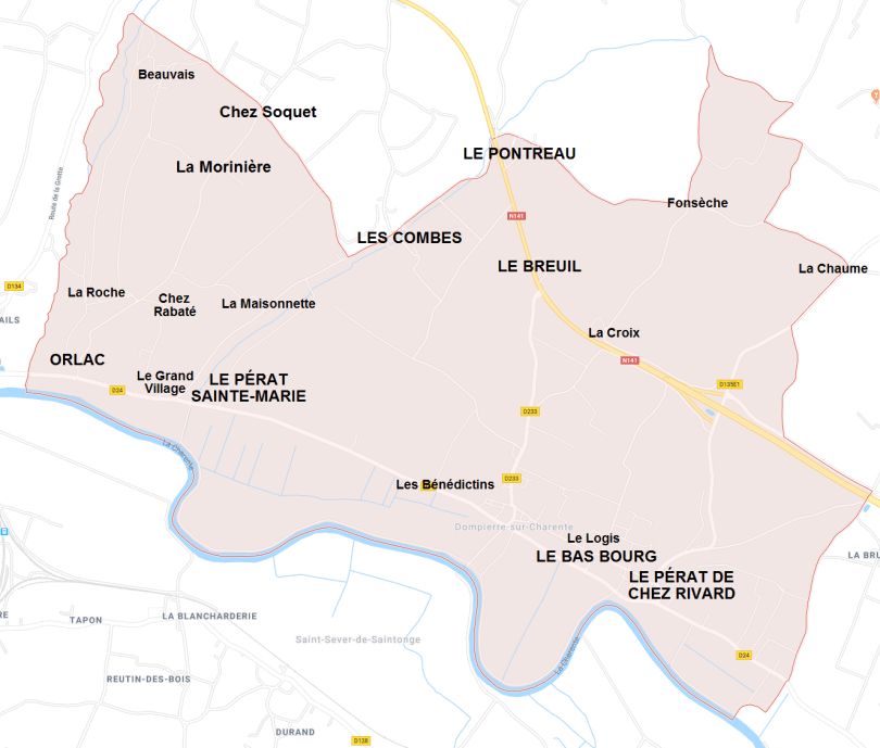 Hameaux de Dompierre sur Charente