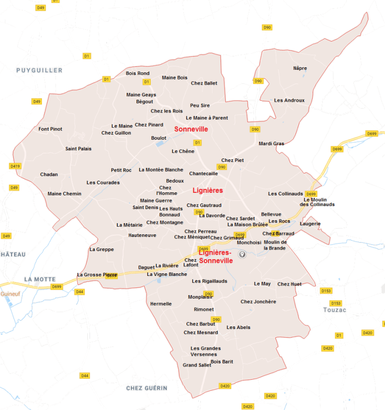 Hameaux de Lignières-Sonneville