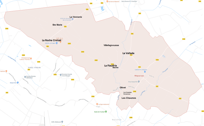 Hameaux de Réparsac