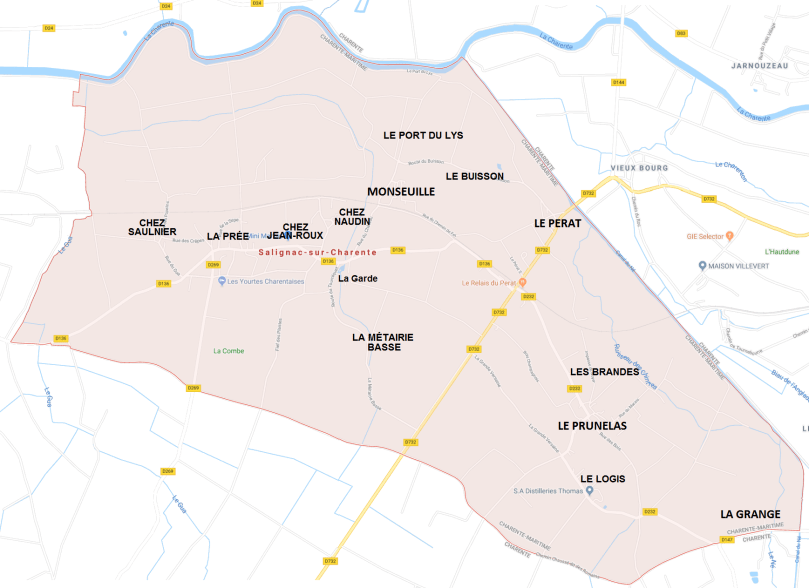 Hameaux de Salignac sur Charente
