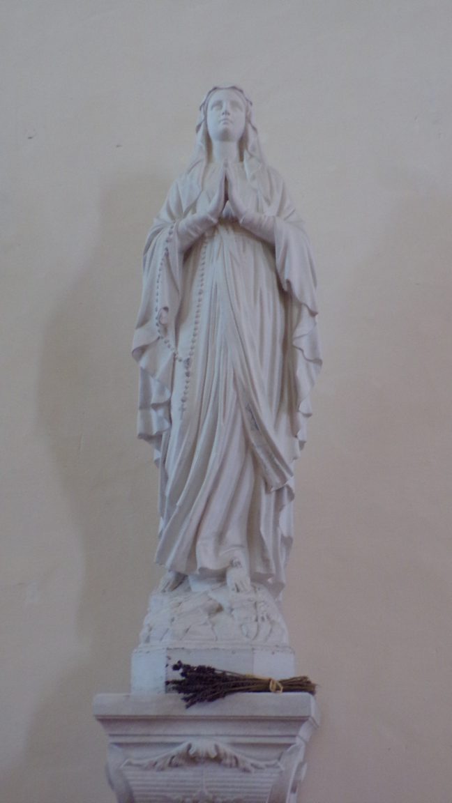 Boutiers - L'église Saint-Antoine - La Vierge Marie (23 avril 2018)