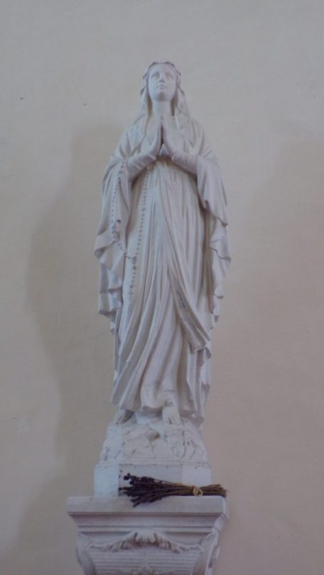 Boutiers - L'église Saint-Antoine - La Vierge Marie (23 avril 2018)