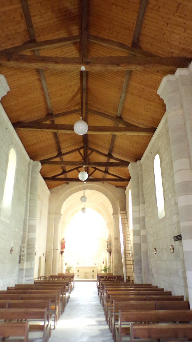 Gimeux - L'église Saint-Germain - Vue de l'entrée (5 avril 2018)