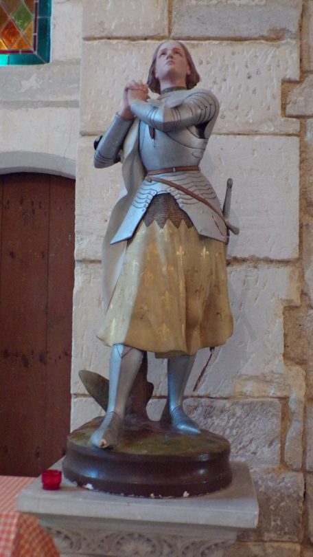 Réparsac - L'église Saint-Pierre - Jeanne d'Arc (10 avril 2018)