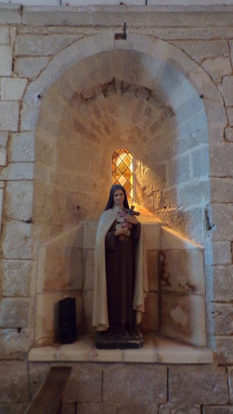 Réparsac - L'église Saint-Pierre - Sainte Thérèse de Lisieux dite »Sainte Thérèse de l’Enfant Jésus » (10 avril 2018)