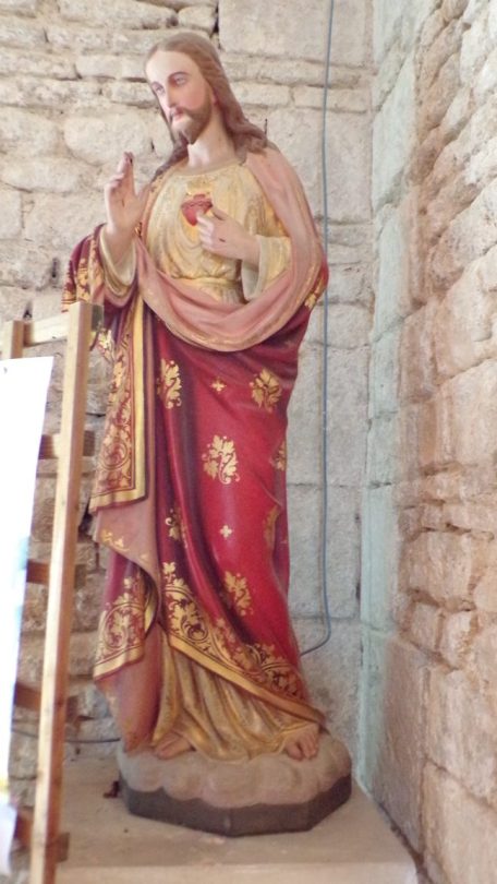 Réparsac - L'église Saint-Pierre - Sacré Coeur de Jésus (10 avril 2018)