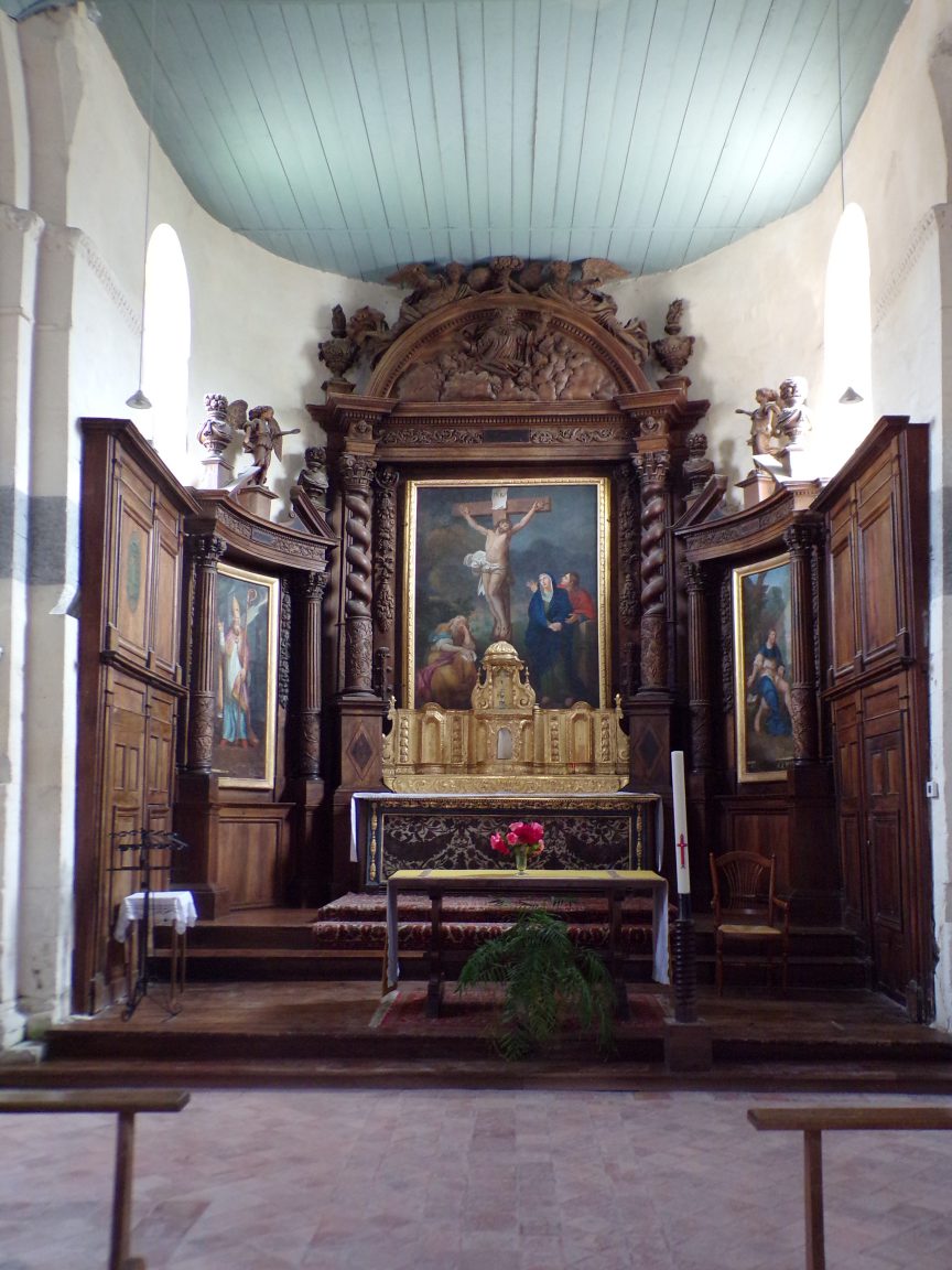 Ars - L'église Saint-Maclou - L'autel (24 mai 2018)