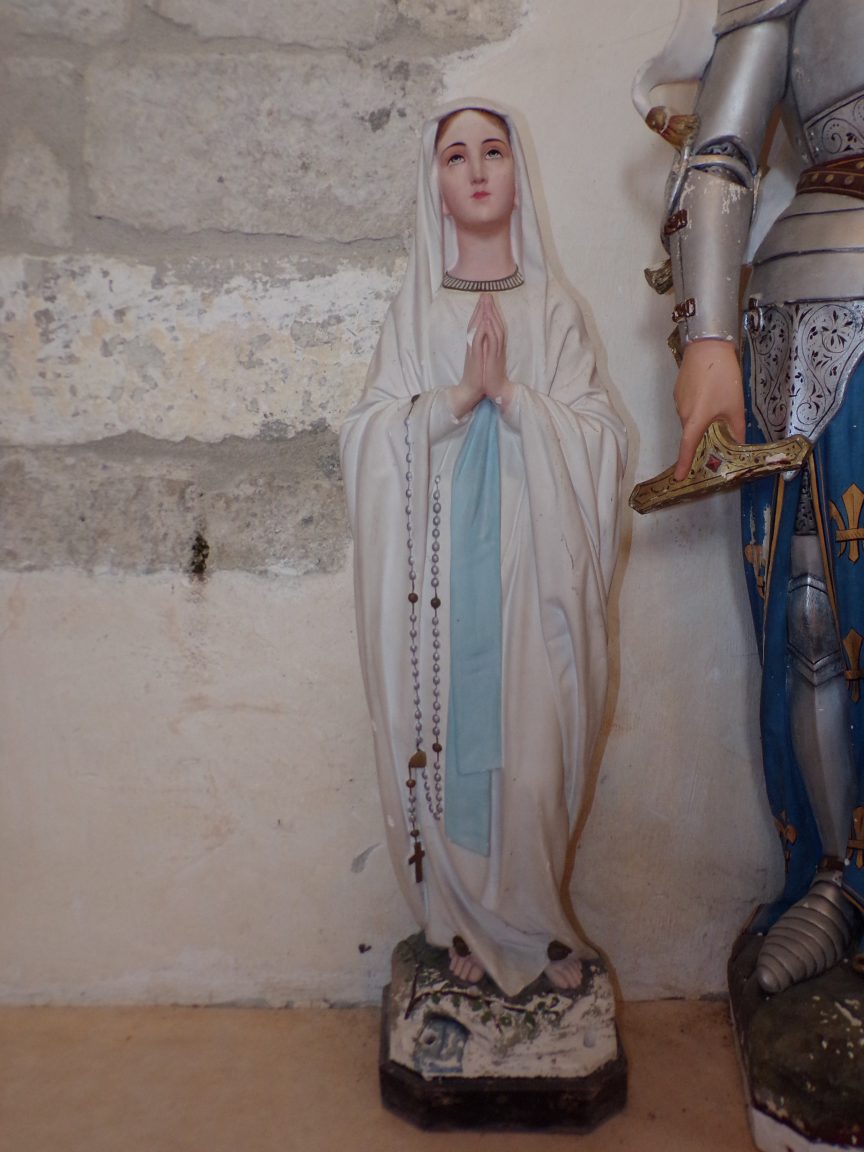 Merpins - L'église Saint-Rémy - Vierge Miraculeuse (28 mai 2018)