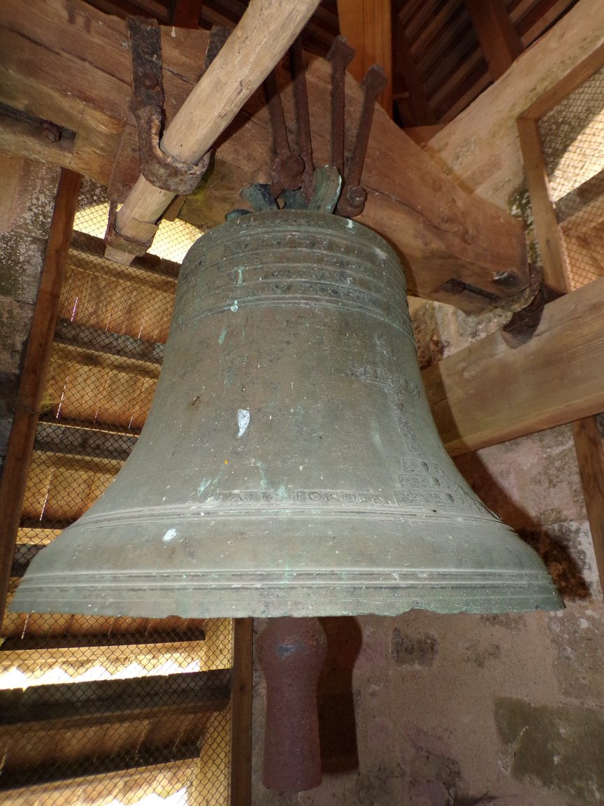 Merpins - L'église Saint-Rémy - La cloche (28 mai 2018)
