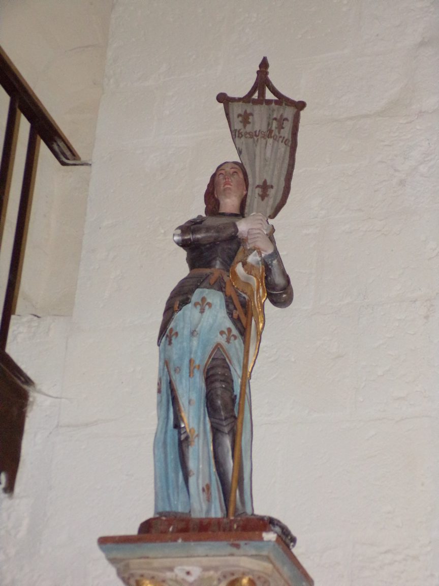 Louzac - L'église Saint-Martin - Jeanne d'Arc (6 juin 2018)