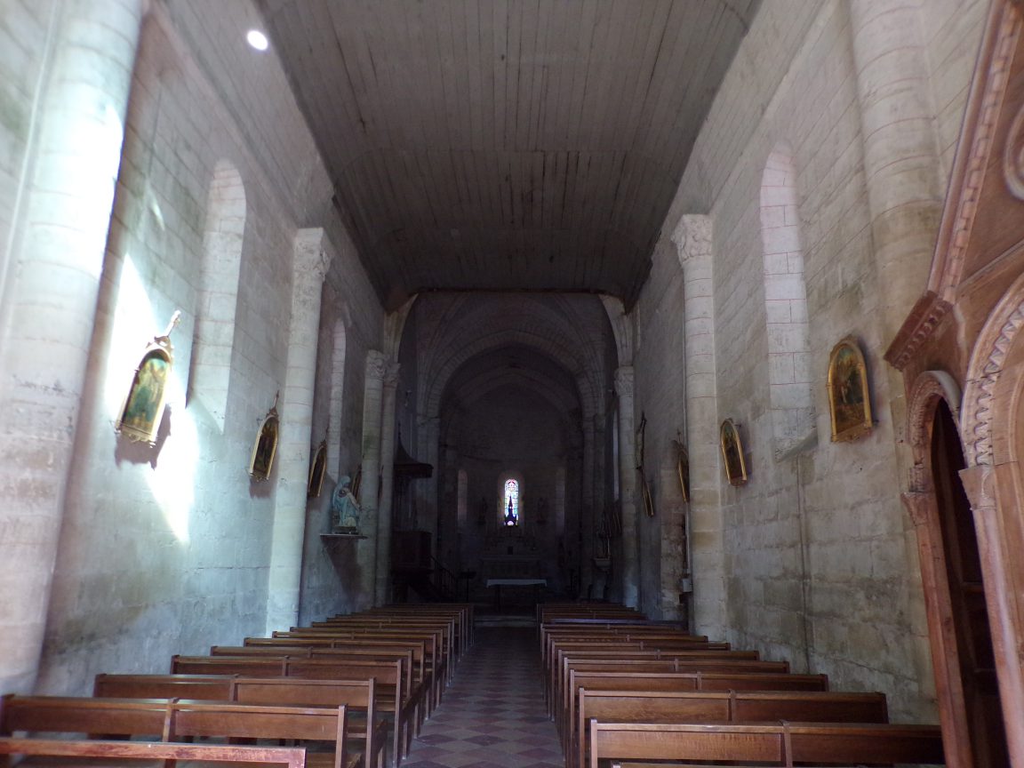 Migron - L'église Saint-Nazaire - Vue de l'entrée (19 juin 2018)