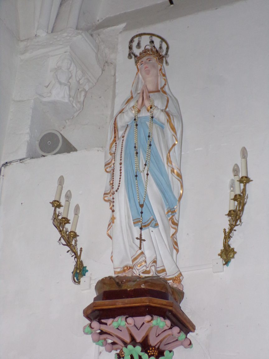 Montils - L'église Saint-Sulpice - Vierge Miraculeuse (25 juin 2018)