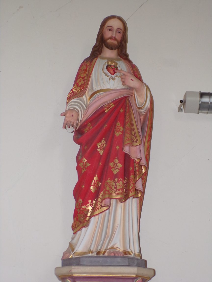 Celles - L'église Saint-Christophe - Sacré Coeur de Jésus (12 juillet 2018)