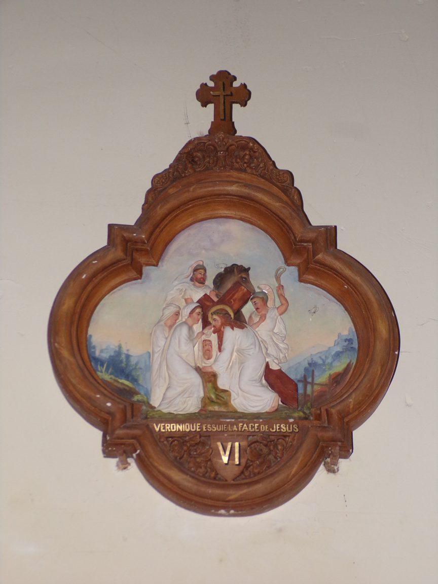 Celles - L'église Saint-Christophe - Le chemin de Croix (12 juillet 2018)