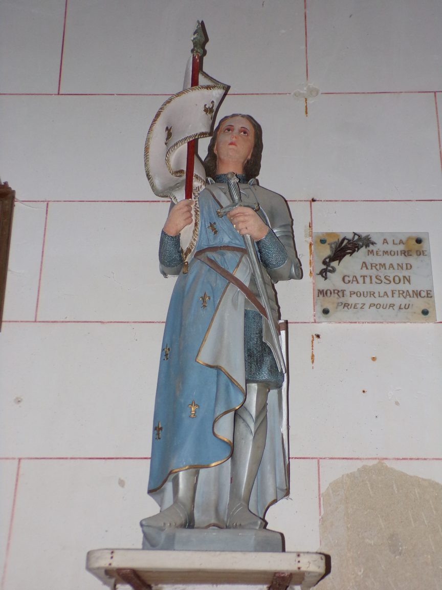 Courbillac - L'église d'Herpes - Jeanne d'Arc (23 juillet 2018)