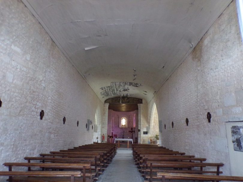 Rouffiac - L'église Saint-Vivien - Vue de l'entrée (17 juillet 2018)