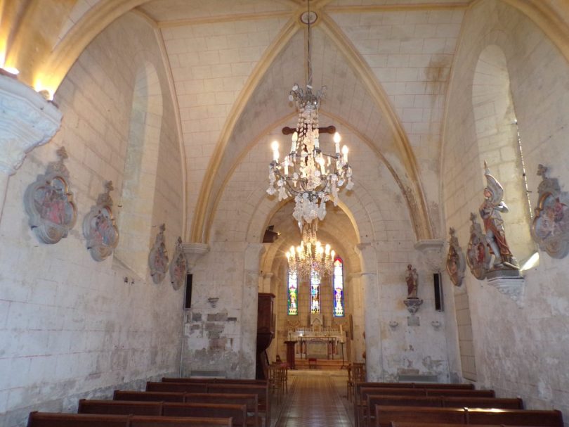 Saint-Brice - L'église Saint-Brice - Vue de l'entrée (25 juillet 2018)
