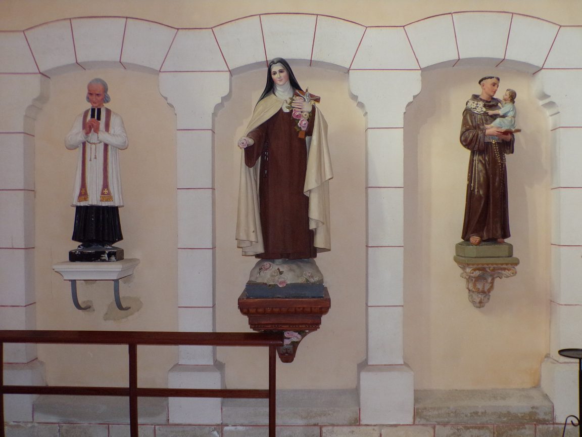 Sainte-Sévère - L'église Sainte-Sévère - Sainte Thérèse de l'Enfant Jésus, Saint Antoine de Padoue (23 juillet 2018)