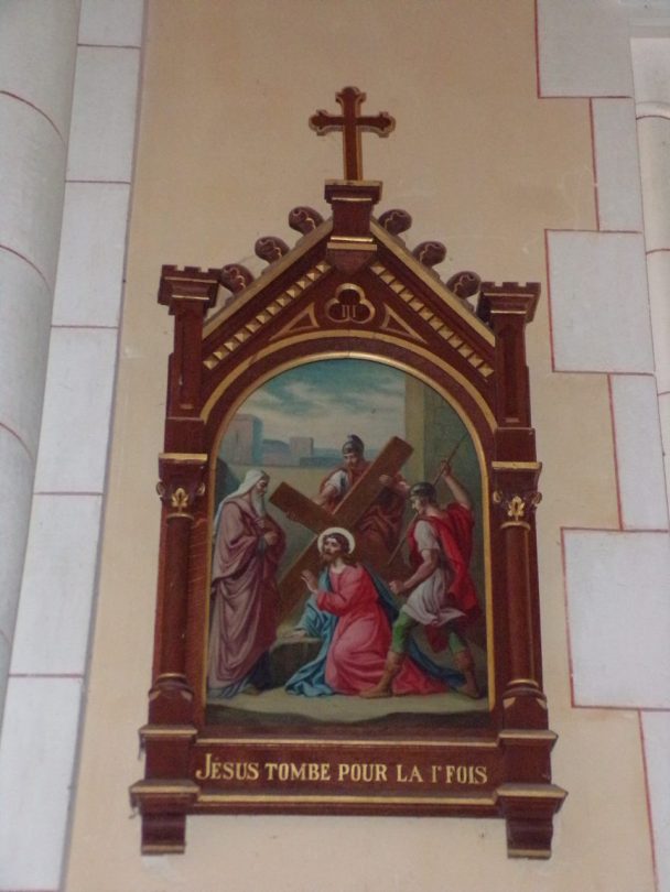 Sainte-Sévère - L'église Sainte-Sévère - Le chemin de croix (23 juillet 2018)