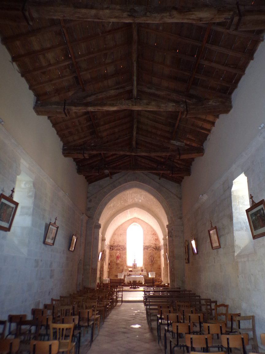 Ballans - L'Eglise Saint-Jacques - Vue de la porte d’entrée (20 août 2018)