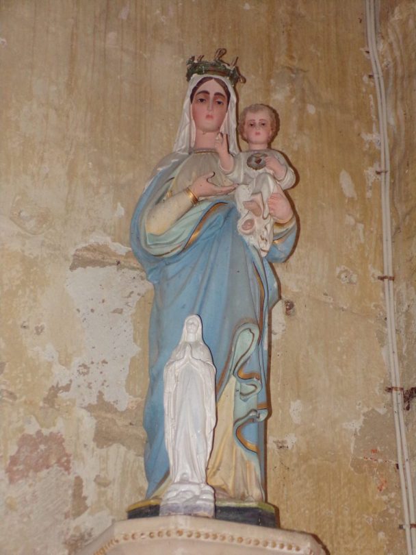 Brie sous Matha – L’église Saint-Pierre – Marie et jésus Christ (13 août 2018)