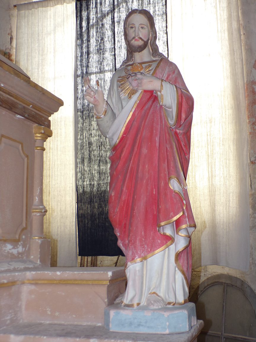 Brie sous Matha - L'église Saint-Pierre - Sacré Coeur de Jésus (13 août 2018)