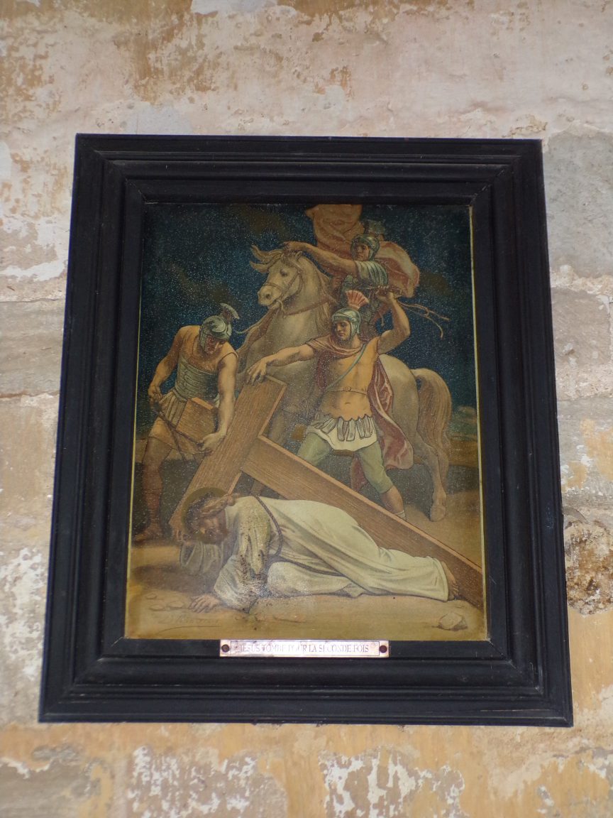 Brie sous Matha - L'église Saint-Pierre - Le chemin de croix (13 août 2018)