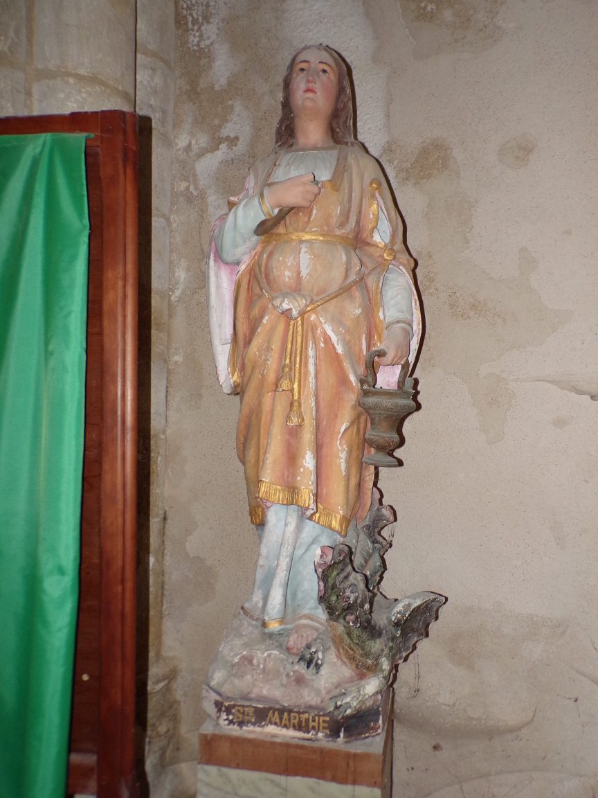 Matha - L'église Saint-Pierre de Marestay - Sainte Marthe (13 août 2018)