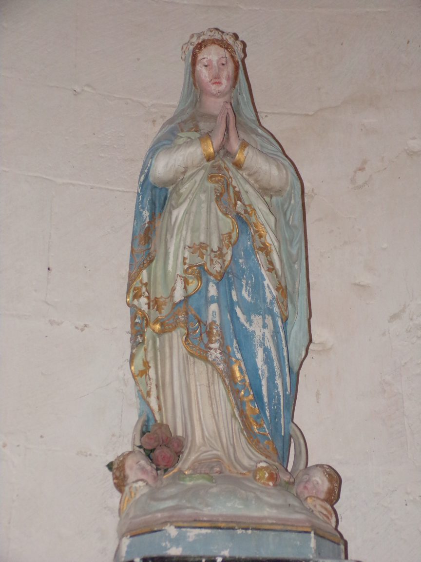 Matha - L'église Saint-Pierre de Marestay - Sainte Vierge Marie (13 août 2018)