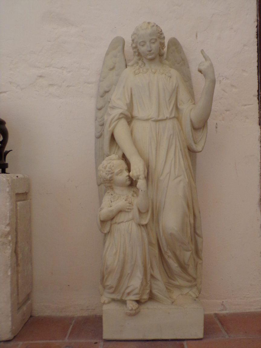 Chassors - L'église Saint-Romain - Un ange (15 septembre 2018)