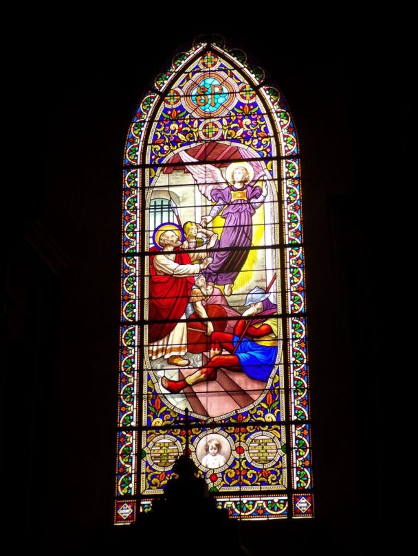 Javrezac - Vitrail a été offert par monsieur et madame James Boucher (5 mars 2019)